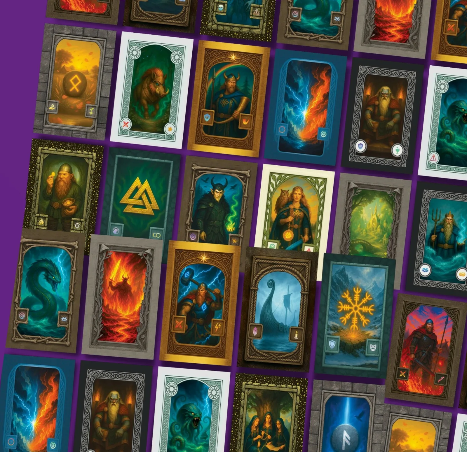 Utvalg av klistremerker fra World of Vikings™ — 236 motiver